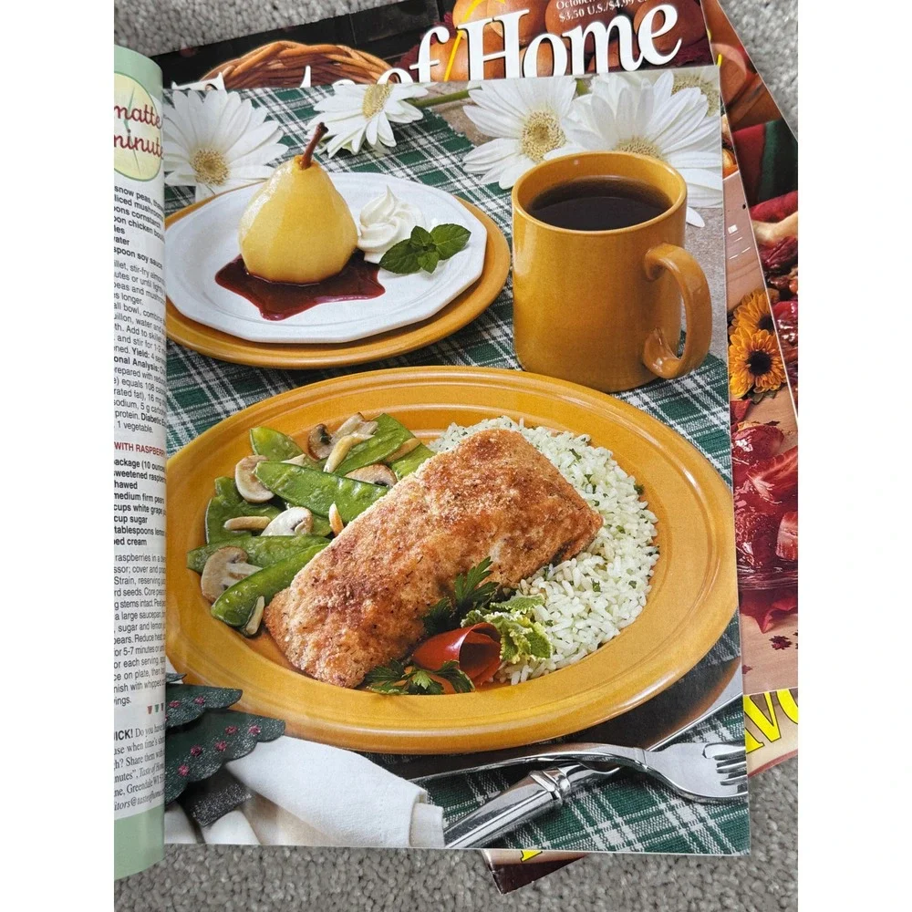 Taste of Home Magazine Lot 3 Issues 2000 2004 Holiday Fall Recipes Vintage